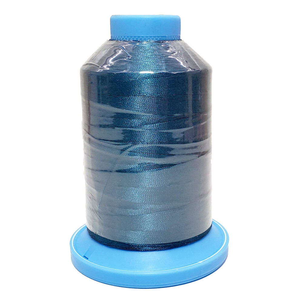 A&E Robison-Anton Maschinenstickgarn Nr. 122, Superhelles Polyester, Gewicht 40 (120/2 Polyester), 5500 Yard King-Spule, Venusblau Nr. 9100-image