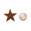 Playfulness Ever After Estrelas de feltro rgidas de 1,5 polegadas 88 unidades (marrom) 2