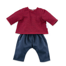 Corolle - Gestreept T-shirt en broek - Kledingoutfit voor babypoppen van 30 cm