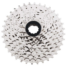 microSHIFT H09 cassette 9 versnellingen 11-34t zilver vernikkeld