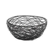 Godinger Decoratieve Nest Fruitschaal Middenstuk Voedselservies 8 inch - Zwart