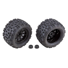 Team Associated Rival MT10 D?k og metode Hjul monteret sekskantet ASC25841 Elec Bil/lastbil udskiftningsdele