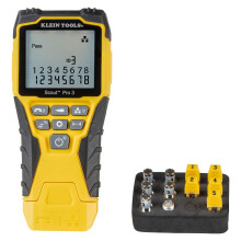 KLEIN TOOLS VDV501-851 Zestaw testera okablowania z Scout Pro 3 do kabli Ethernet / danych koncentrycznych / wideo i telefonicznych 5 pilotów lokaliz