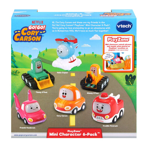 VTech VTech Go! Go! Cory Carson PlayZone Mini Character 6-Pack  Multicolor 1