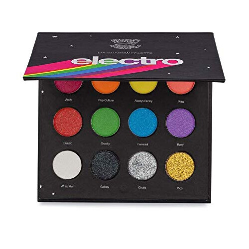 Medusa's Makeup Electro Palette 12 Χρωμάτων Παγκόσμια Σκιά Ματιών Υψηλής Χρωματικής Απόδοσης
