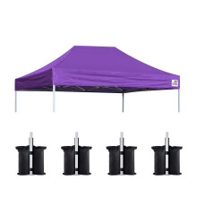 Eurmax USA Toldo Substituto, Cobertura Superior para Toldo Instantâneo, Sacos de Peso Bônus de 4PC (8x12, Roxo)