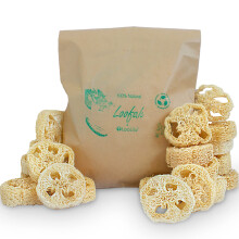 Natuurlijke Loofah-plakken voor het maken van zeep (20 stuks) - Echte Loofah-plakken - Biologische Loofah in bulk - Natuurlijke Loofah-spons - Benodig