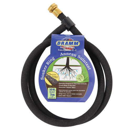 DRAMM 17062 Ring Soaker Slange 10 Fod Sort