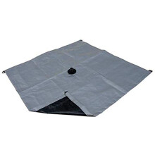 ZORO SELECT Tarp Drainage Polyethylen 3x3Ft