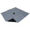 ZORO SELECT Tarp Drainage Polyethylen 3x3Ft 1