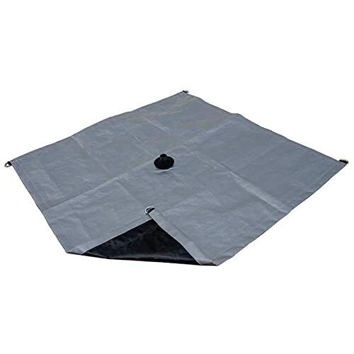 ZORO SELECT Tarp Drainage Polyethylen 3x3Ft