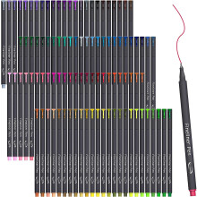 Tebik 108 Pack plnovac barevn pera 100 ruznch barev kreslic pera s 8 ruznmi ablonami ideln pro teckovan plnovac denku kalendr na psan po