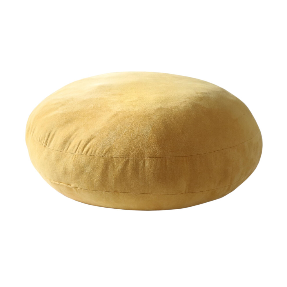 Coussin rond Hodeco 18x18 pour enfants, rembourrage 100 % polyester, coussin ultra doux, ultra moelleux, toucher duveteux, coussin de sol rond d
