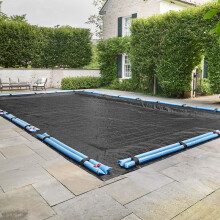 Capa de Inverno Comercial Dohenys para Piscina Inground | Tear Resistant Weave Exclusivo | Melhores Capas de Inverno! (16' x 32')