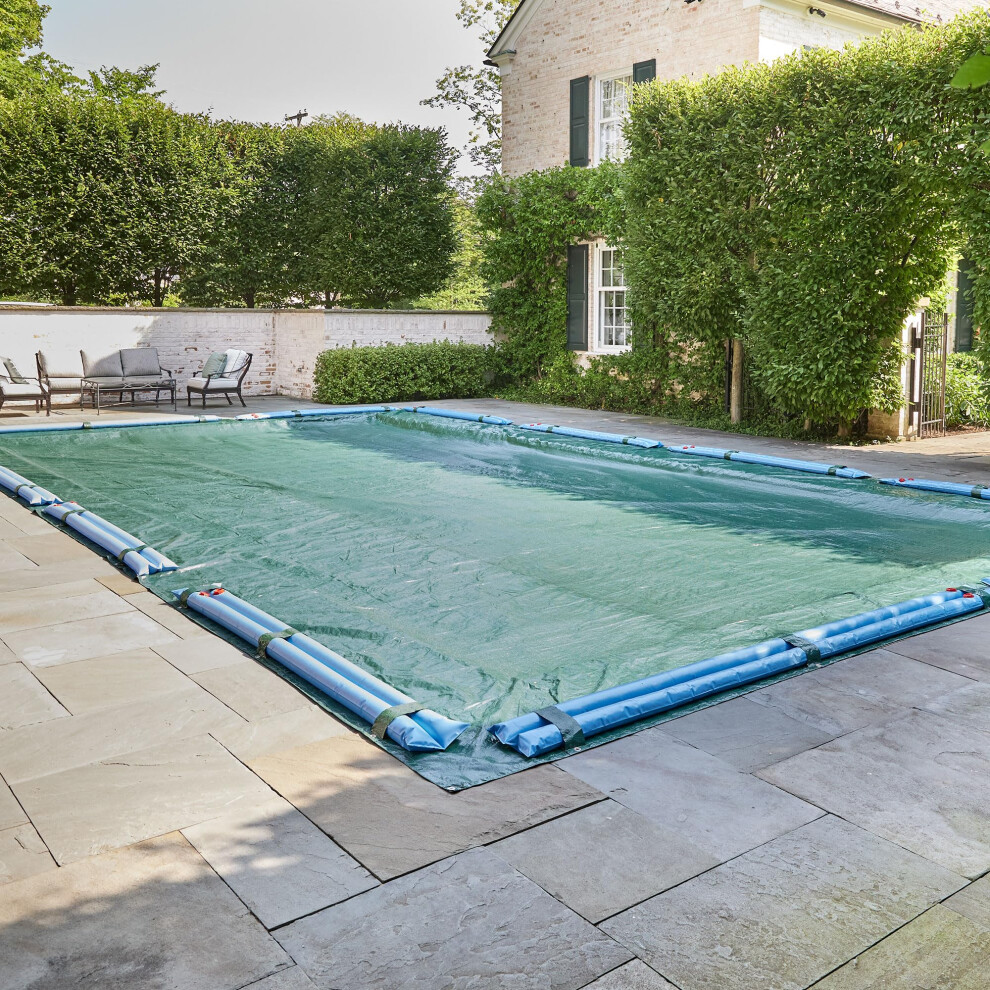 Dohenys Professionelle Winter-Poolabdeckung FüR Eingebaute Pools | Mit Exklusivem, ReißFestem Gewebe | Die Besten Winterabdeckungen FüR Wenig Gel-image