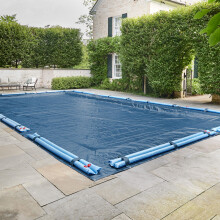 Capa de Inverno para Piscina Dohenys de Grau Comercial | Exclusivo Tecido Resistente a Rasgos | Melhores Preços! (16' x 36')
