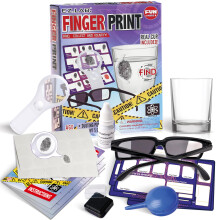 Kit de amprenta pentru copii cu vrste cuprinse ntre 8-12 ani Funkidz Detectiv Spy Gear Pretend Play STEM Science Kit Proiect cu investiga?ii de