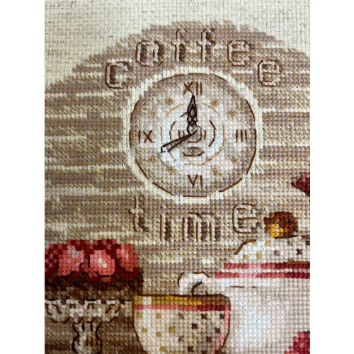 RIOLIS Counted Cross Stitch Kit 11.75""""X8.25""""-Coffee Time (14 Count) 2