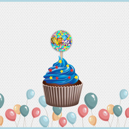 Woord Party Cupcake Toppers Feestartikelen 2