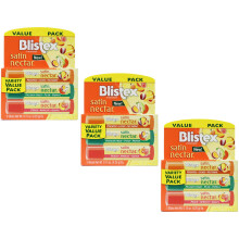Blistex Satin Nectar Lip Moisturizer Variety Value Pack 0.15 Ounce Each (3 Pack)