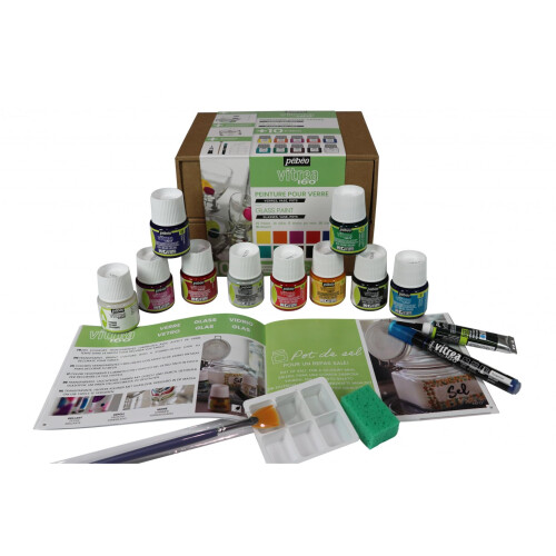Pebeo Vitrea 160 Paint  10X45ml  Assorted 15 Fl Oz 1