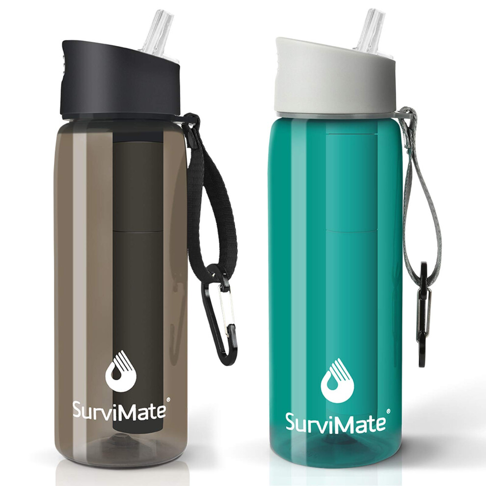 SurviMate Purified Water Bottle for Camping  Hiking  Backpacking and T-image-OPC-PFPNQ9C-NEW
