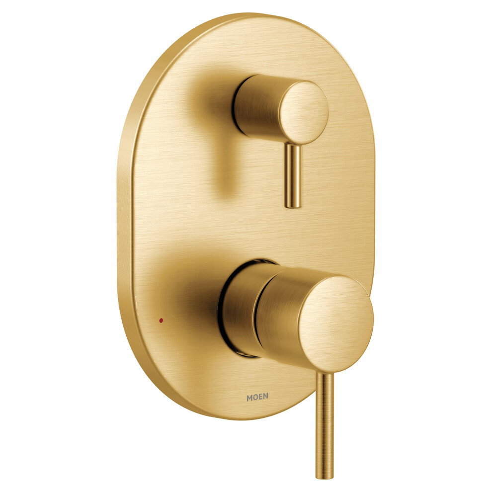 Photos - Other Bathroom Accessories Moen Align Brushed Gold MCORE 3Series 2Handle Shower Trim with Integrated Transfer Valve Valve Required UT3290BG UT3290BG