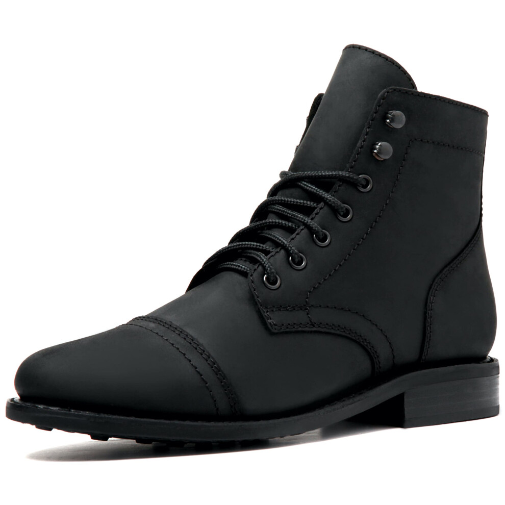 Thursday Boot Company Herren Captain Robuster Und Belastbarer Cap Toe Boot, Schwarz Matt, Gr E 7,5-image