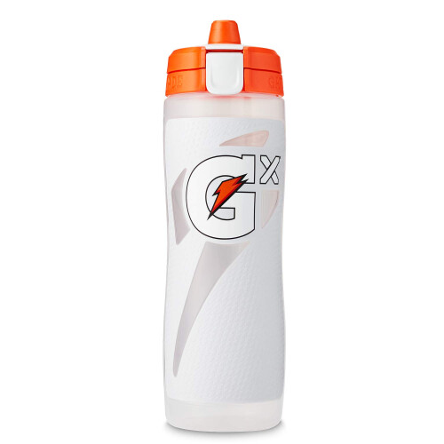 Gatorade Gx Plastic Squeeze Bottle  White  30oz