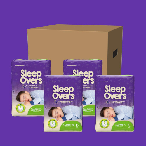 SleepOvers από Cuties, Παιδικά Εσώρουχα για Υγρά Κρεβάτια, Μικρό/Μεσαίο 38-65 lbs, 60 Τεμάχια 2