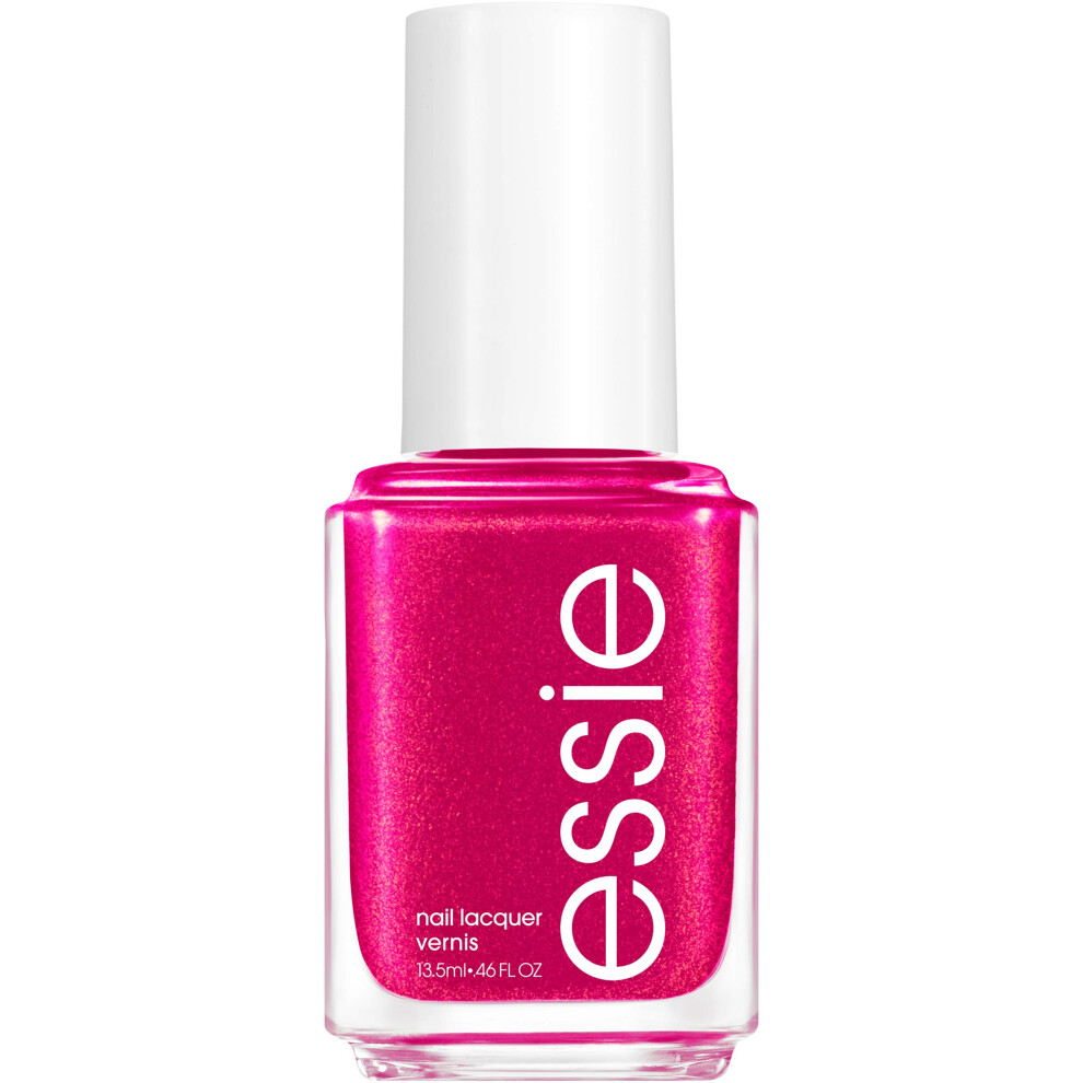 Vernis à ongles essie en édition limitée Collection tendance hiver 2020 Couleur rouge avec une finition scintillante dans un Gingersnap 046 flu