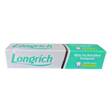 Pasta de Dente Longrich Chá Branco Multi-Efeito, Sem Flúor.