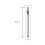 20"""" usynlig nylon 20"" sort lynl?s lynl?s til syning 2