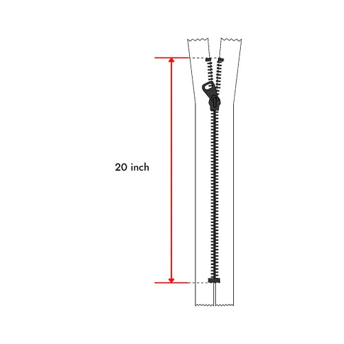 20"""" usynlig nylon 20"" sort lynl?s lynl?s til syning 1