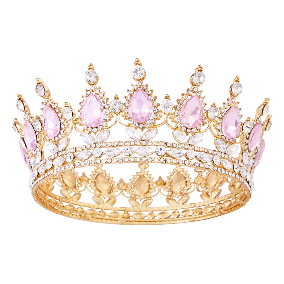Couronne de princesse rose pêche Glinda la bonne sorcière, costume de reine pour femme adulte - Vofler Coronas Para 15 Anos, décoration de gâteau