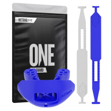 Nxtrnd One Football Mouth Guard hengitt   v    suukappale, 2 hihnaa mukana, sopii aikuisille ja nuorille (Royal Blue)