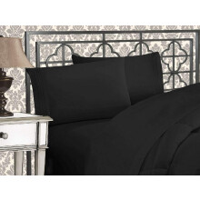 Elegant Comfort Luxurious 1500 Premium Hotel Quality Microfiber Three Line Embroidered Softest 4-Piece Bed Sheet Set Wrinkle and Fade Resistant Twin
