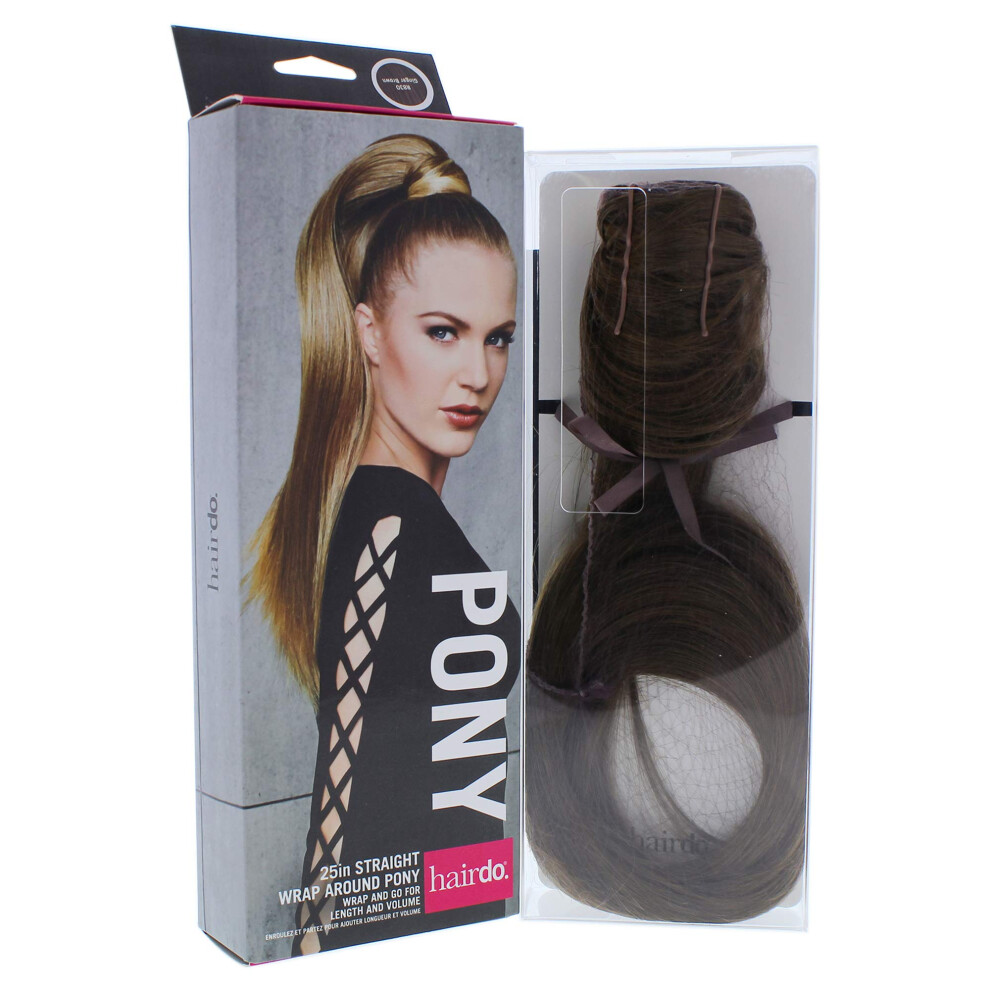 Kapsel Straight Wrap Around Pony - R830 Ginger Brown By Hairdo For Women - 25