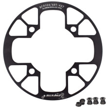 Upanbike Montain Cykelkedjeskydd 104 BCD ALUMINIUM Legeringskedjan Ring Protector Cover fr 32 ~ 34T 36 ~ 38T 40 ~ 42T Chainring Sprockets (Black