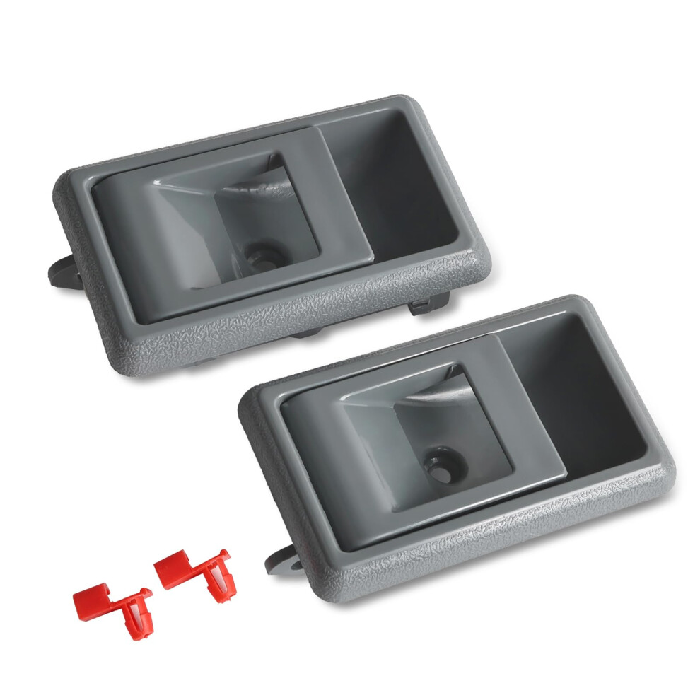 FAERSI Lot de 2 poignées de porte intérieures avant et arrière côté conducteur et passager pour 4Runner 1989-1995, Toyota Corolla 1988-1993, Pick