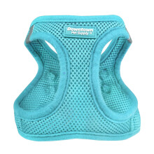 Downtown Pet Supply Trin i hundesele til sm? hunde ingen tr?k lille lysebl? - justerbar sele med polstret mesh stof og reflekterende trim - sp?nd