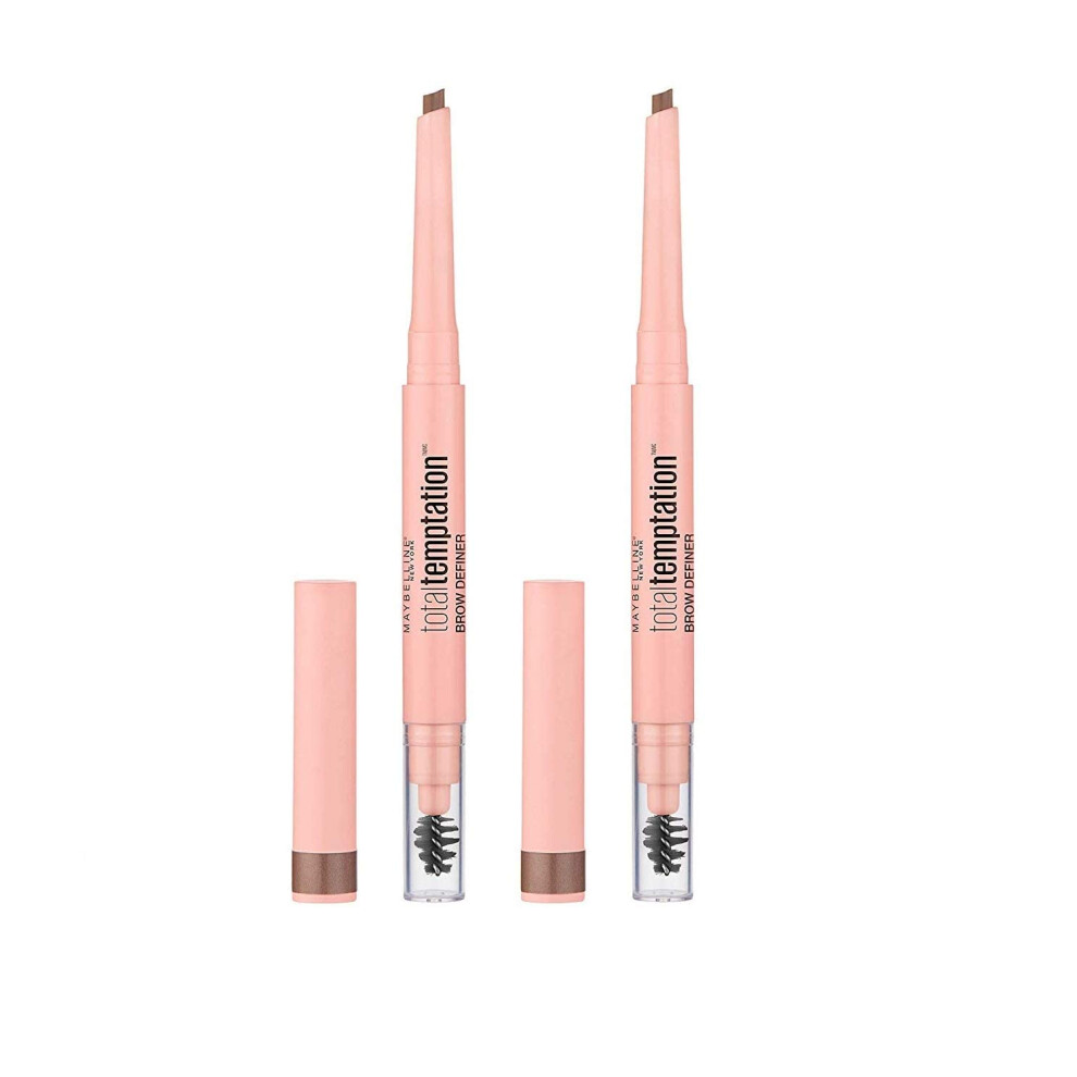 Crayon ? sourcils Total Temptation de Maybelline, brun doux, 2 unit?s
