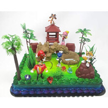 Sada ozd b na tortu Sonic the Hedgehog Deluxe so Sonic and and Friends (jedinecn dizajn)