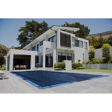 Acoperire de iarna pentru piscina interioara Winter Block Se potrive?te cu 16 x 36 dreptunghi albastru solid - Rezisten?a ?i durabilitate superio