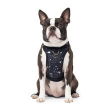 Canada Pooch No Pull Dog Harness Justerbar hundesele til vandrende hunde Sikkerhedssele Front & Back D -Rings For Comfort & Control - Splatter/S
