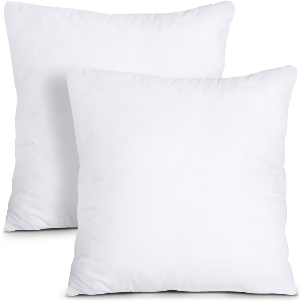 Coussins d   coratifs d'int   rieur Utopia Bedding (lot de 2) - Blanc - 50 x 50 cm