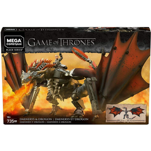 MEGA Mega Construx Juego de Tronos Daenerys y Drogon
