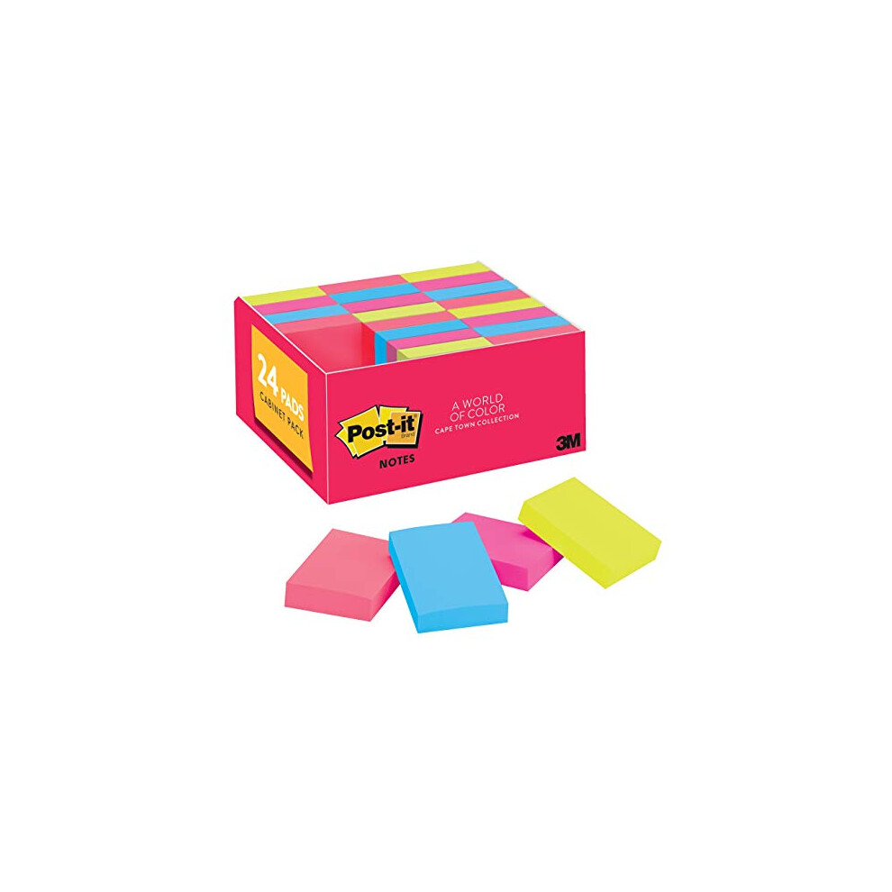 Post-it Mini Notes  1.5x2 in  24 Pads  Americas #1 Favorite Sticky Not-image-OPC-PFPKMFD-NEW
