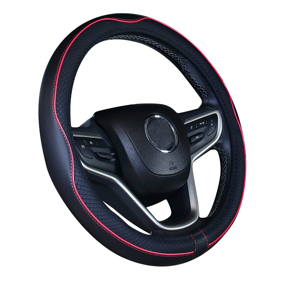 Mayco Bell Small Size Steering Wheel Cover Anti-Slip Safety Soft Breathable Durable Full Surround Comfortable Grip Microfiber Leather 14-14.25 Inch Bl 4002365079697