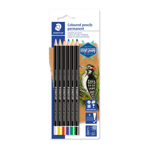Staedtler STAEDTLER Permanent Colored Pencils  Pre-Sharpened  Perfect for Light